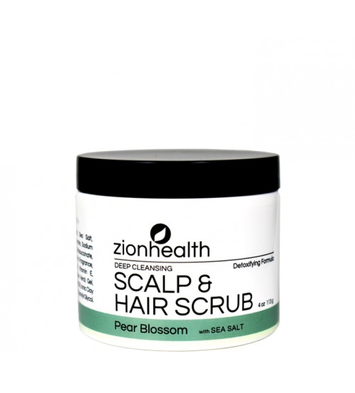 Deep Cleansing Scalp & Hair Scrub Pear Blossom with Sea Salt