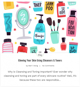 glowing skin blog