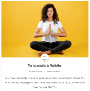 intro to meditation